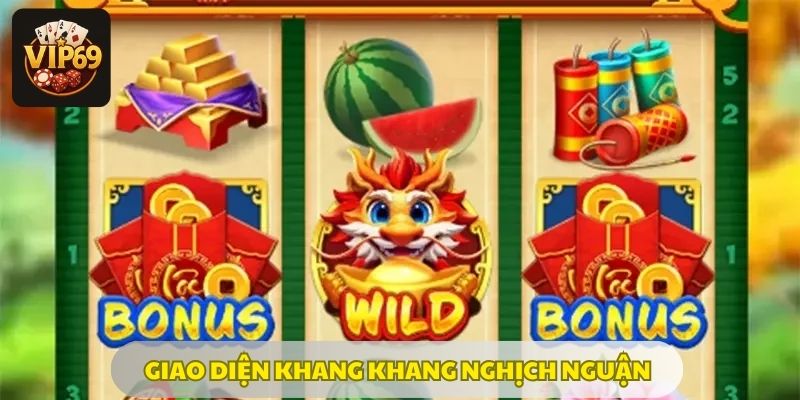 Giao diện Tết sặc sỡ, hiệu ứng quay sống động